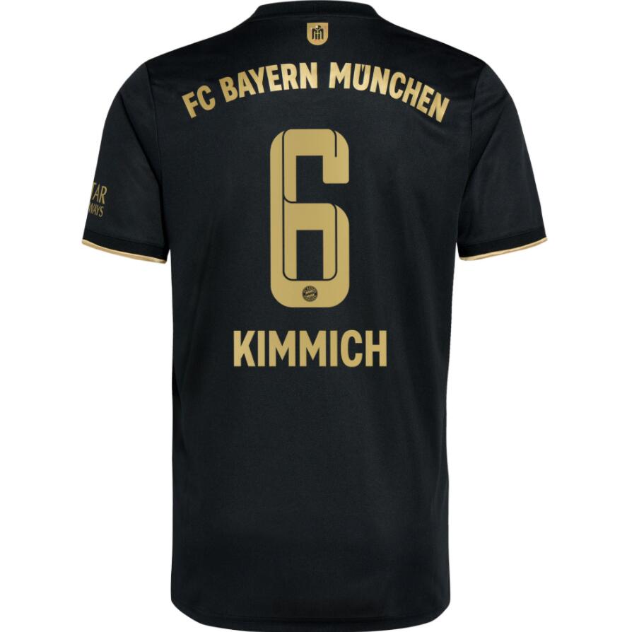 2021/22 FC Bayern Munchen Away Kit Soccer Jersey with Kimmich 6 printing